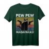 Vintage PewPew Madafakas Katze T-Shirt - Lustiges Geschenk für Katzenliebhaber, Freunde & Familie zum Geburtstag, Valentinstag & Weihnachten