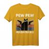 Vintage PewPew Madafakas Katze T-Shirt - Lustiges Geschenk für Katzenliebhaber, Freunde & Familie zum Geburtstag, Valentinstag & Weihnachten