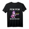 Unicorn Pew Pew Madafakas Vintage Crazy Cat Funny Graphic T-Shirt – Perfekt für Geburtstage, Feiertage & lustige Geschenke für Freunde und Familie