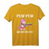 Unicorn Pew Pew Madafakas Vintage Crazy Cat Funny Graphic T-Shirt – Perfekt für Geburtstage, Feiertage & lustige Geschenke für Freunde und Familie
