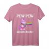 Unicorn Pew Pew Madafakas Vintage Crazy Cat Funny Graphic T-Shirt – Perfekt für Geburtstage, Feiertage & lustige Geschenke für Freunde und Familie