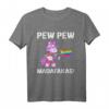 Unicorn Pew Pew Madafakas Vintage Crazy Cat Funny Graphic T-Shirt – Perfekt für Geburtstage, Feiertage & lustige Geschenke für Freunde und Familie