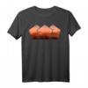 Wald Natur Pentagon Minimalismus T-Shirt – Stylisches Geometrie-Design für Naturliebhaber