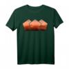 Wald Natur Pentagon Minimalismus T-Shirt – Stylisches Geometrie-Design für Naturliebhaber