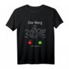 Der Berg ruft ich muss los - Lustiges Wander T-Shirt für Bergliebhaber, Bergsteiger & Wanderfreunde als Geschenkidee zu Weihnachten & Geburtstag