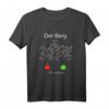 Der Berg ruft ich muss los - Lustiges Wander T-Shirt für Bergliebhaber, Bergsteiger & Wanderfreunde als Geschenkidee zu Weihnachten & Geburtstag