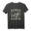 Old English Bulldog Dad Hunde Geschenk - Lustiges T-Shirt für Bulldoggenliebhaber, Hundebesitzer, Züchter & Hundetraining