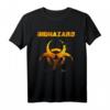Gefahr Biohazard Symbol T-Shirt – Klassisch geschnitten, doppelt genäht, perfekt für Fans von Gefahrensymbolen und Statement-Mode