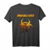 Gefahr Biohazard Symbol T-Shirt – Klassisch geschnitten, doppelt genäht, perfekt für Fans von Gefahrensymbolen und Statement-Mode