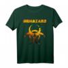 Gefahr Biohazard Symbol T-Shirt – Klassisch geschnitten, doppelt genäht, perfekt für Fans von Gefahrensymbolen und Statement-Mode