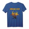 Gefahr Biohazard Symbol T-Shirt – Klassisch geschnitten, doppelt genäht, perfekt für Fans von Gefahrensymbolen und Statement-Mode