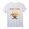 Gefahr Biohazard Symbol T-Shirt – Klassisch geschnitten, doppelt genäht, perfekt für Fans von Gefahrensymbolen und Statement-Mode