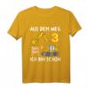 Kinder 3. Geburtstag T-Shirt mit Bagger - Lustiges Baustellen Design für Jungen & Mädchen zum 3. Geburtstag, Party und Geschenkidee