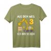 Kinder 3. Geburtstag T-Shirt mit Bagger - Lustiges Baustellen Design für Jungen & Mädchen zum 3. Geburtstag, Party und Geschenkidee