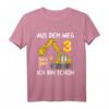 Kinder 3. Geburtstag T-Shirt mit Bagger - Lustiges Baustellen Design für Jungen & Mädchen zum 3. Geburtstag, Party und Geschenkidee