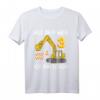 Kinder 3. Geburtstag T-Shirt mit Bagger - Lustiges Baustellen Design für Jungen & Mädchen zum 3. Geburtstag, Party und Geschenkidee