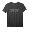 Papa 2024 T-Shirt – Werdender Vater Geschenk für Anstehende Vaterschaft, Papa seit 2024