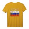 Vintage Russia Russian Flag Pride T-Shirt - Patriotisches Geschenk für Familien, Sportfans & Reisebegeisterte mit russischer Herkunft