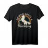 Wild Mustang Vintage Sunset Horse T-Shirt - Go Wild Adopt a Mustang Geschenk für Tierliebhaber, Freunde und Familie