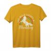 Wild Mustang Vintage Sunset Horse T-Shirt - Go Wild Adopt a Mustang Geschenk für Tierliebhaber, Freunde und Familie