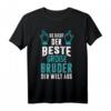 Cooles Motiv T-Shirt für den besten großen Bruder der Welt - Perfekte Geschenkidee für Geburtstag & Weihnachten