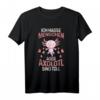 Axolotl Ich Hasse Menschen T-Shirt - Lustiges Tiermotiv für Axolotl- und Tierliebhaber, Aquaristik & Züchter Geschenk