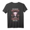 Axolotl Ich Hasse Menschen T-Shirt - Lustiges Tiermotiv für Axolotl- und Tierliebhaber, Aquaristik & Züchter Geschenk