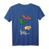 Kinder Dinosaurier T-Shirt für Jungs & Mädchen - Tyrannosaurus Rex, Triceratops, Brachiosaurus & Pteranodon - Perfektes Geschenk zum Geburtstag & Weihnachten