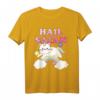Rainbow Satanic Unicorn Cat T-Shirt - Humorous Satanist, Gothic & Metal Gift for Devil Worshipers and Alternative Style Fans