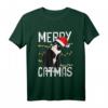 Merry Catmas Lustiges Weihnachts-T-Shirt für Katzenliebhaber – Perfekt als Geschenk zu Weihnachten, Geburtstag oder Thanksgiving
