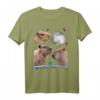 Universe Three Moon Capybaras Galaxy Stars T-Shirt – Lustiges Tierparodie Design für Kinder, Teens & Erwachsene, Perfekt als Geschenk
