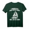 Segler Segelboot Anker Matrose Seemann Kapitän T-Shirt - Perfektes Geschenk für Skipper, Kapitäne & Segelenthusiasten