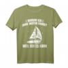 Segler Segelboot Anker Matrose Seemann Kapitän T-Shirt - Perfektes Geschenk für Skipper, Kapitäne & Segelenthusiasten