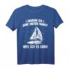 Segler Segelboot Anker Matrose Seemann Kapitän T-Shirt - Perfektes Geschenk für Skipper, Kapitäne & Segelenthusiasten