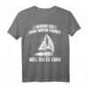 Segler Segelboot Anker Matrose Seemann Kapitän T-Shirt - Perfektes Geschenk für Skipper, Kapitäne & Segelenthusiasten