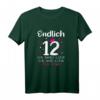 12. Geburtstag Mädchen T-Shirt - Lustiges Geschenk mit Krone, Herzen & Sternen für den perfekten Geburtstag