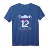12. Geburtstag Mädchen T-Shirt - Lustiges Geschenk mit Krone, Herzen & Sternen für den perfekten Geburtstag