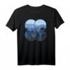 Wald Natur Kreis Minimalismus T-Shirt - Stylisches, nachhaltiges Geometrie-Shirt mit Tannenmotiv für Naturliebhaber