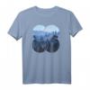 Wald Natur Kreis Minimalismus T-Shirt - Stylisches, nachhaltiges Geometrie-Shirt mit Tannenmotiv für Naturliebhaber