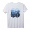 Wald Natur Kreis Minimalismus T-Shirt - Stylisches, nachhaltiges Geometrie-Shirt mit Tannenmotiv für Naturliebhaber