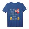 Witziges Weihnachts-Bier T-Shirt - Ho Ho Hol mir ein Bier Ugly Christmas Design für Weihnachtsmarkt, Feier & Adventskalender