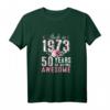 Made In 1973 Floral 50 Year Old Vintage 50th Birthday Party T-Shirt – Legendäres Jubiläumsgeschenk für Geburtstag, Muttertag & mehr