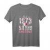 Made In 1973 Floral 50 Year Old Vintage 50th Birthday Party T-Shirt – Legendäres Jubiläumsgeschenk für Geburtstag, Muttertag & mehr