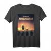Star Wars The Mandalorian Disney+ Series Poster T-Shirt - Offizielles Star Wars Merchandise für Fans und Sammler