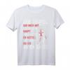 Der Teufel sah mich mit gesenktem Haupt und dachte, er hätte gewonnen. Tempelritter Spruch T-Shirt für Mittelalter-Fans und Kostüm-Events