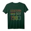 HapKitten Legendär Seit 1983 Geschenk T-Shirt - Retro Geburtstagsidee für Mann und Frau