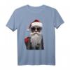 Lustige Weihnachtsmann-Gesicht Sonnenbrille mit Hut und Bart – Perfektes Weihnachts-T-Shirt, Party- und Geschenkidee für Familie und Freunde