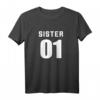 Sister 01 Sister 02 Sister 03 BFF Freundschafts-T-Shirt - Perfektes Geschenk für beste Freundinnen & Schwestern im Vintage-Stil