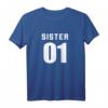 Sister 01 Sister 02 Sister 03 BFF Freundschafts-T-Shirt - Perfektes Geschenk für beste Freundinnen & Schwestern im Vintage-Stil