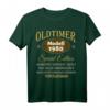 Lustiges 44. Geburtstag T-Shirt für Mann und Frau – Witzige Geschenkidee & Deko für den 44. Geburtstag 1980
